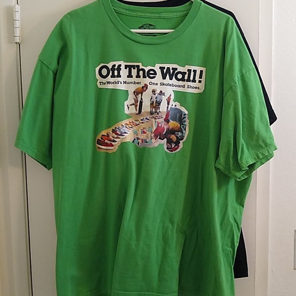 Vans Off the wall vintage style T-shirt skater Jerry Valdez heat transfer style - Picture 5 of 10